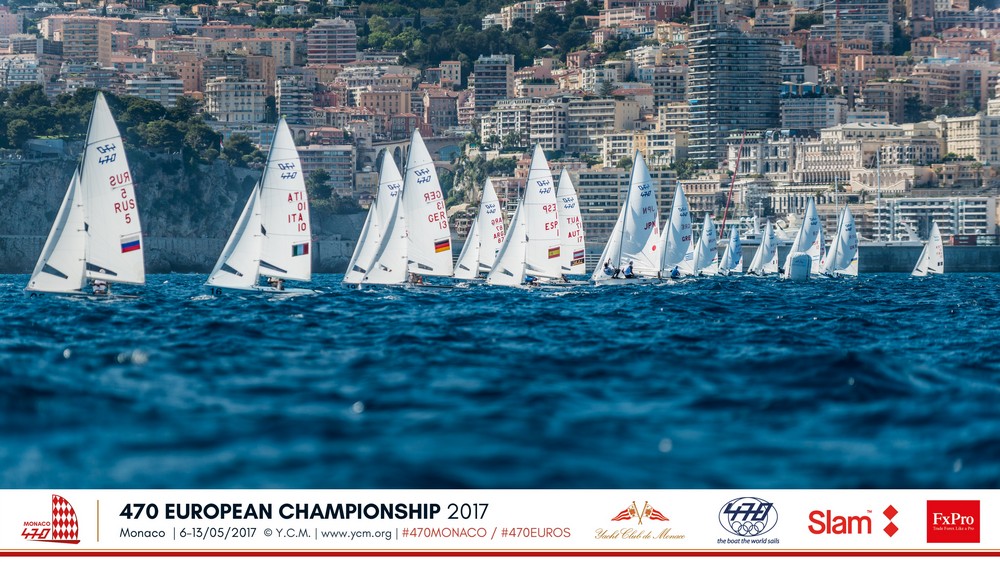 Race Day 1 at 470 Europeans