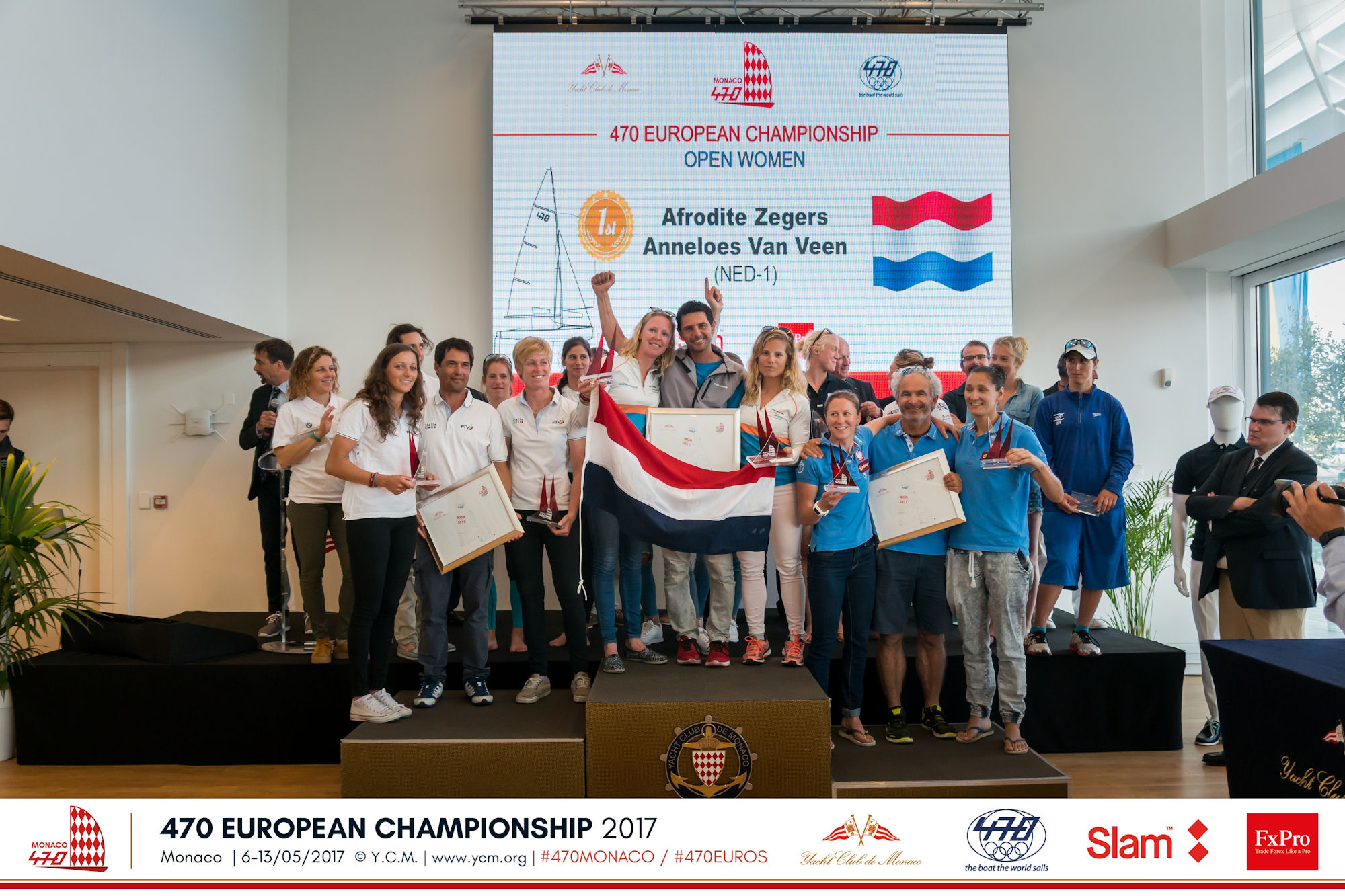 470 Women - European Championship medallists